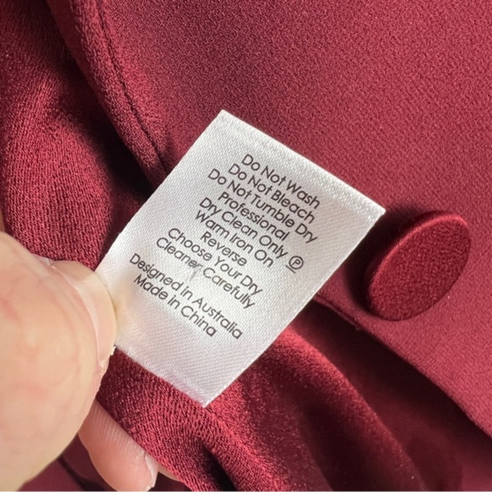 Alex Perry Rare Drape 2020 Asymmetrical Blazer - Picture 8 of 8